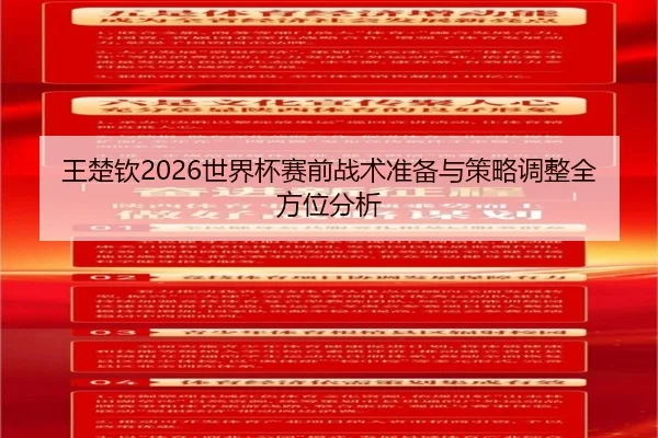 王楚钦2026世界杯赛前战术准备与策略调整全方位分析